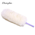 Sheepskin Duster with Duster with Long Handle